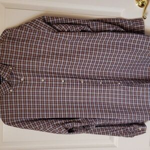 Daniel Cremieux classic fit blue plaid button down Size large